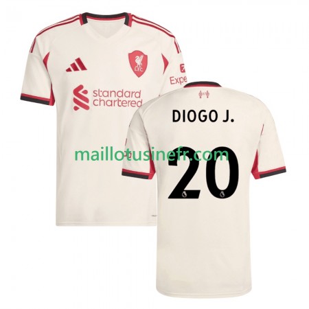 Maillot de Foot Liverpool Diogo Jota 20 Extérieur 2025-26 Maillot de Foot Liverpool Diogo Jota 20 Extérieur 2025-26